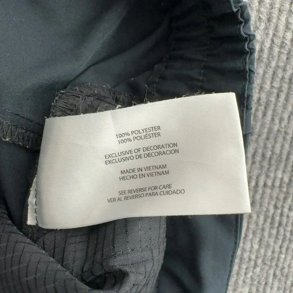 Banana Republic Joggers Men 32 Black Polyester Elastic Hem Athletic Casual Style